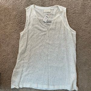 Chico’s Sequin Tank NWT